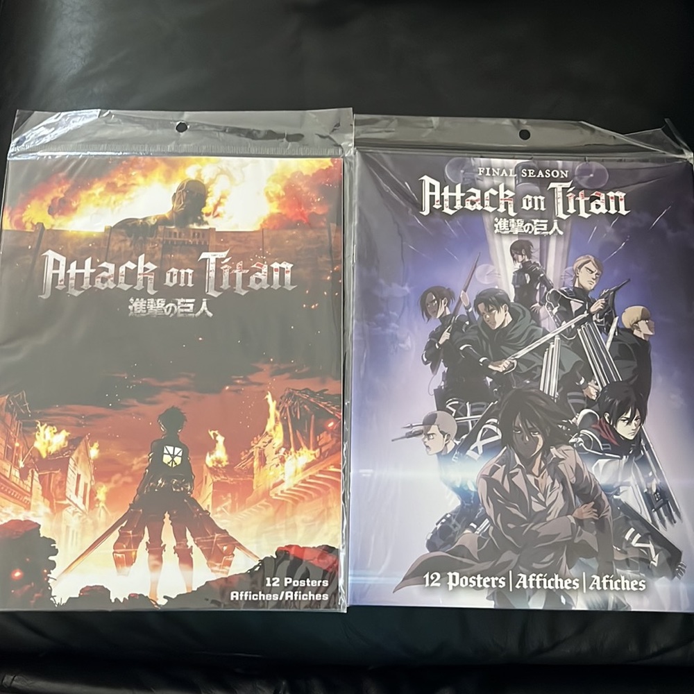 Funimation Attack on Titan AOT Poster - Season 1 - 3 and Final Season